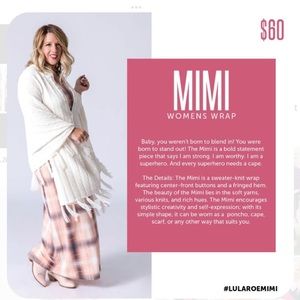BNWT Lularoe Mimi scarf/ cardigan/poncho